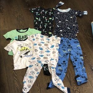 4 sets kid pajamas
